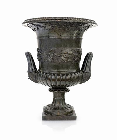 Vaso Medici in Marmo Verde, Inizio XIX Secolo