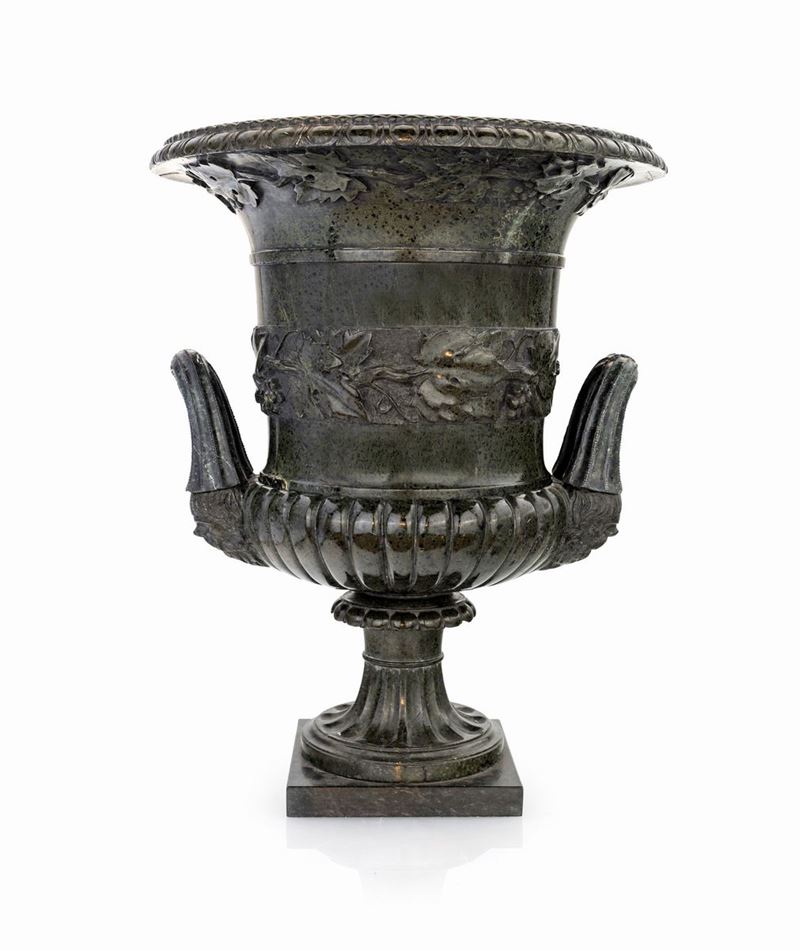 Vaso Medici in Marmo Verde, Inizio XIX Secolo