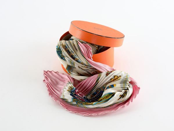 Hermés - foulard 100% seta plissé Pourvu qu'on ait l'ivresse...
