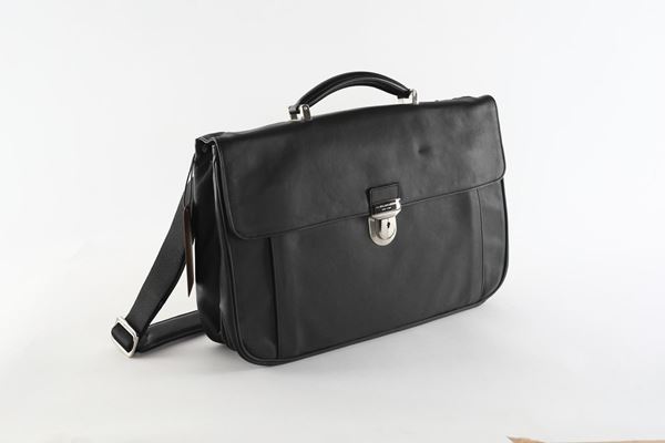 A.G. Spalding &amp; Bros  New York - cartella nera portadocumenti
