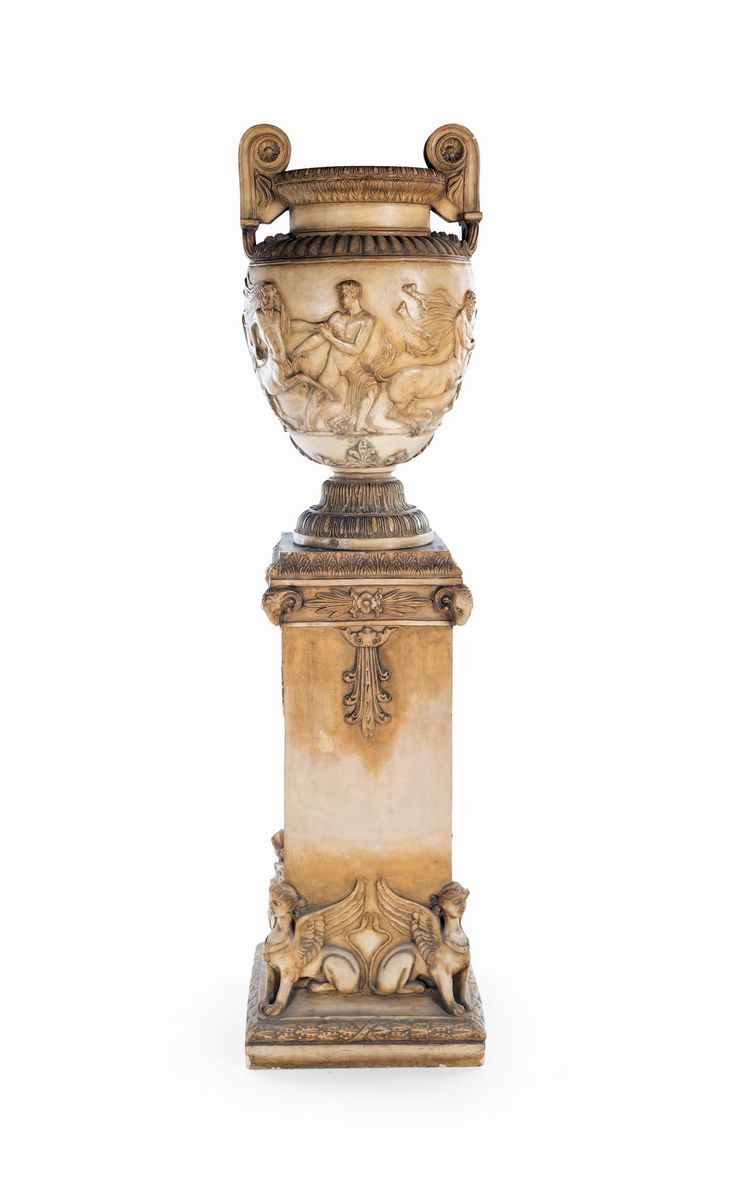 Vaso a Calice in Terracotta di Signa