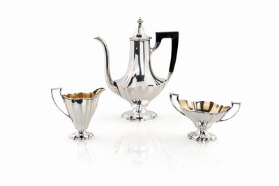 Servizio da Caffè in Argento 925/1000, Philadelphia, Argentiere J.e. Caldwell & Co, Inizio X...