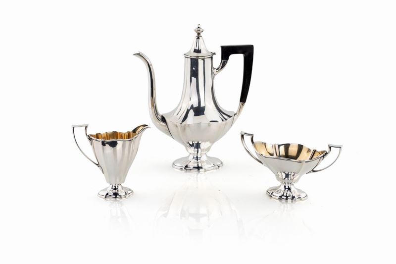 Servizio da Caffè in Argento 925/1000, Philadelphia, Argentiere J.e. Caldwell & Co, Inizio X...