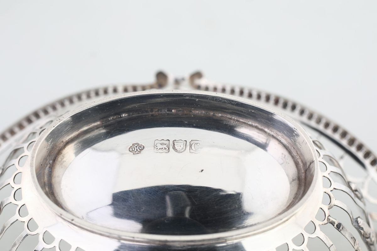 Coppia di Cestini in Argento 925/1000, Londra 1898