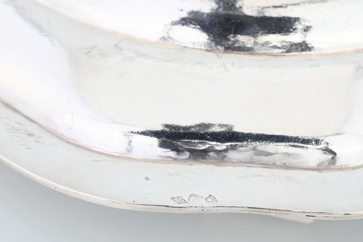Piatto Circolare in Argento, Roma Stato Pontificio, Argentiere Pietro Paolo Spagna (attivo dal 18...