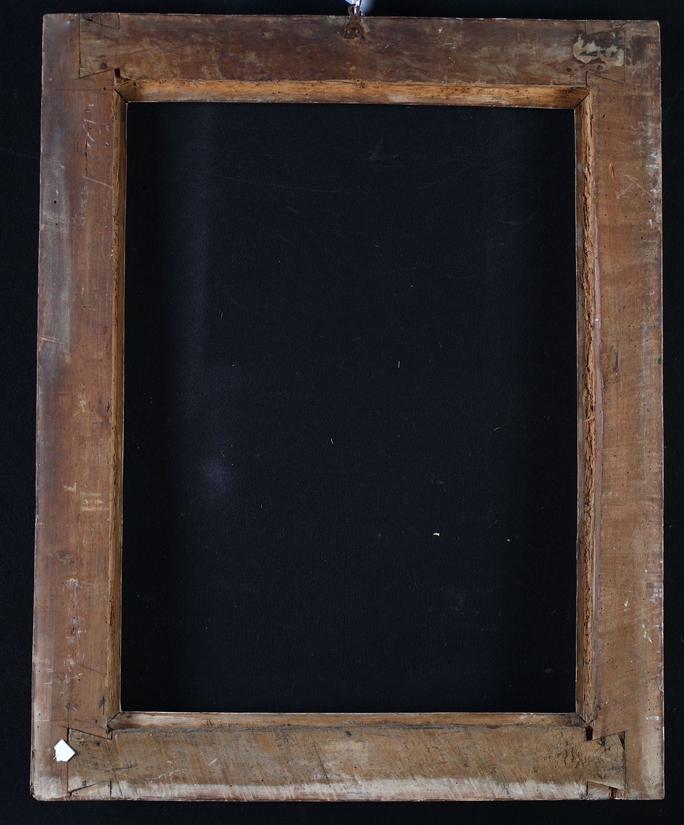 Cornice a Cassetta in Legno Laccato e Dorato, Toscana XVII Secolo