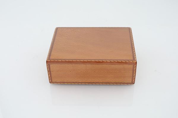 Hermes - Scatola porta carte da gioco in satinwood