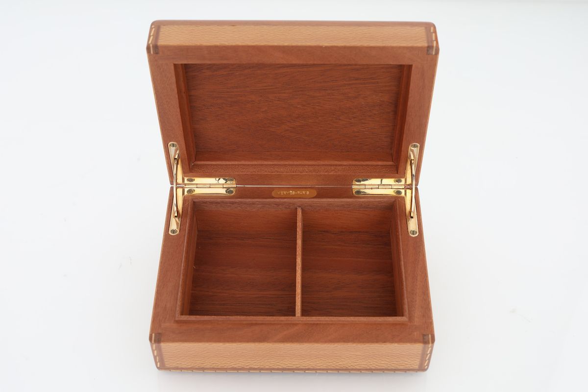Hermes - Scatola Porta Carte da Gioco in Satinwood