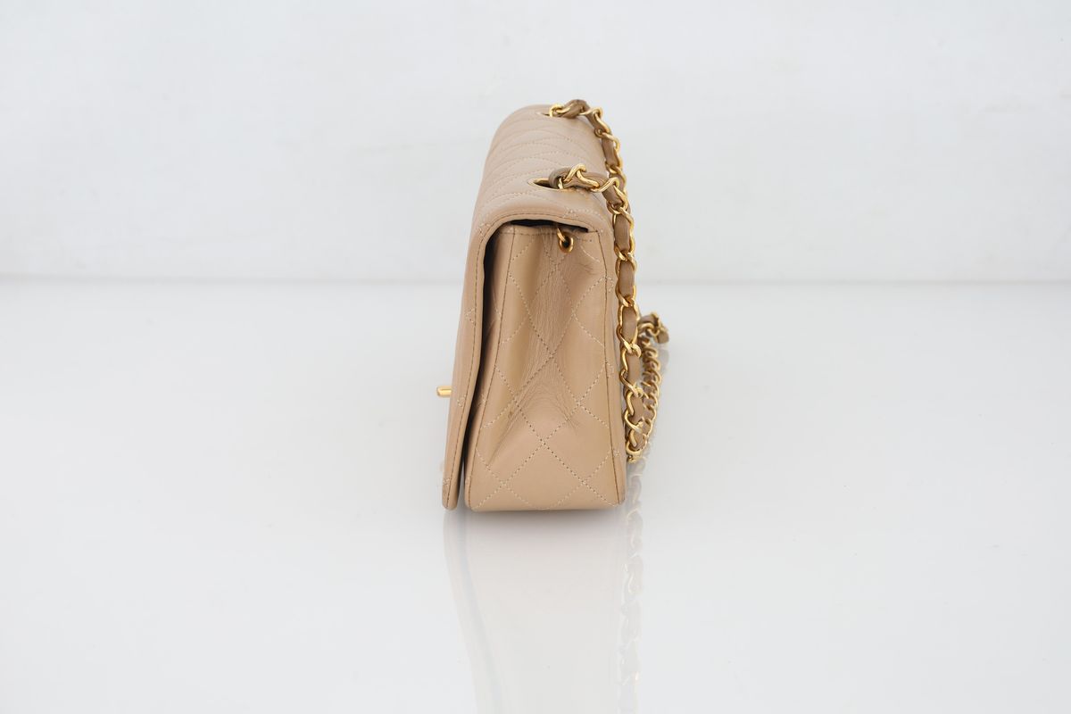 Chanel - Borsa a Tracolla in Pelle Beige