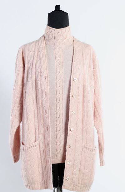 Conte Bracceschi - Coordinato in Cachemire Rosa