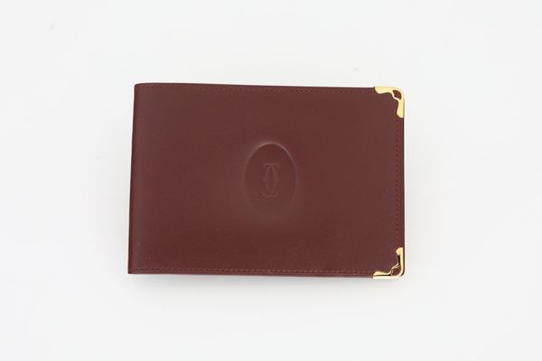 must de Cartier - Porta assegni in pelle