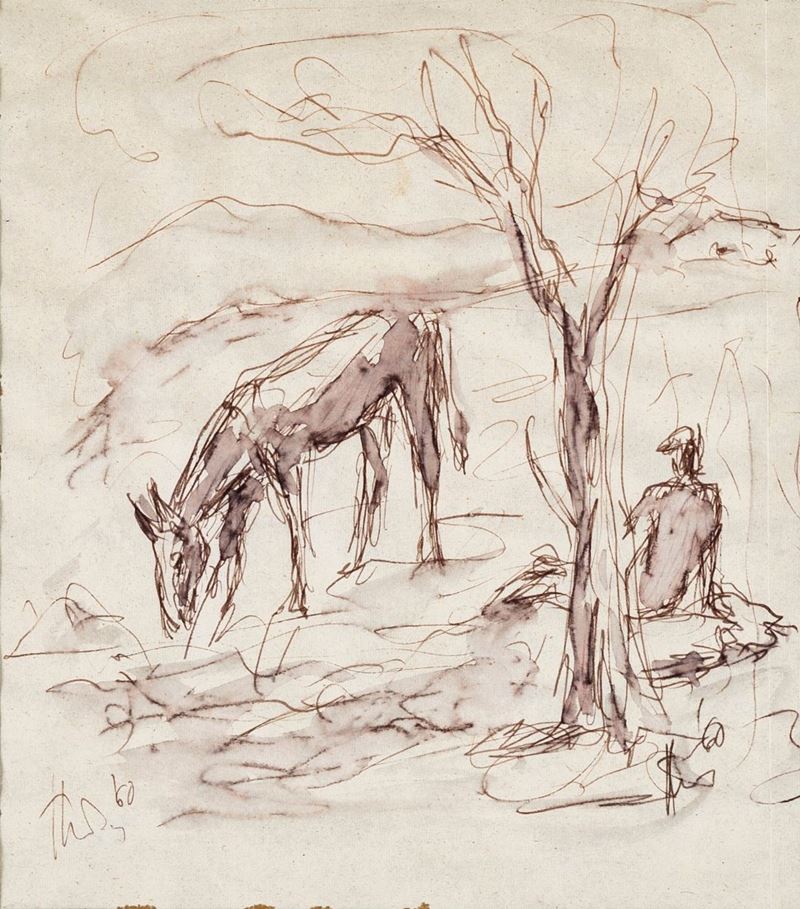 Giovanni Stradone - Paesaggio di Campagna