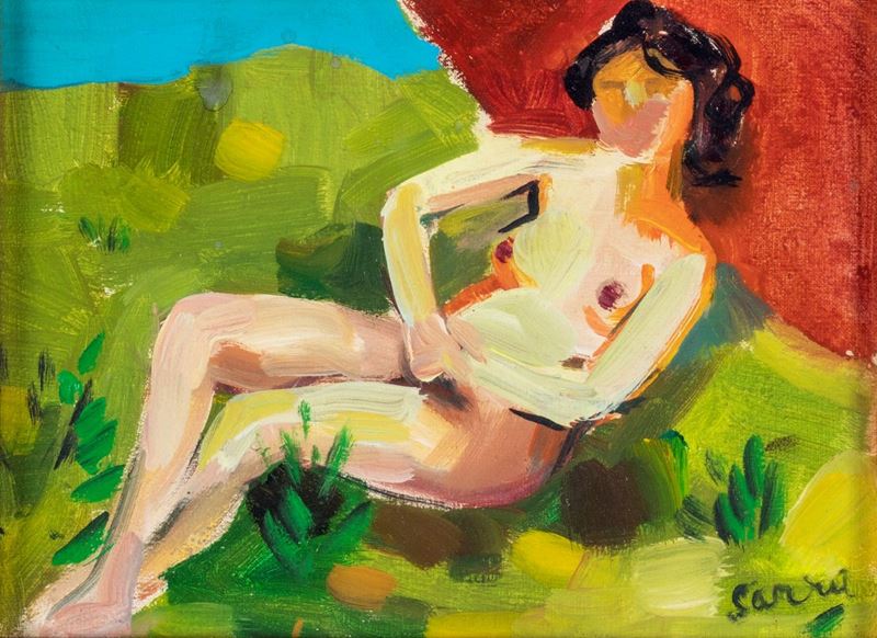 Manlio Sarra - Nudo di Donna Sdraiato