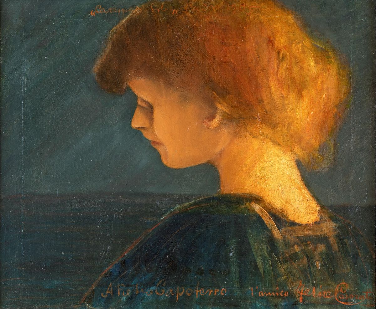 Felice Casorati - Carezze di Sole (ritratto di Ragazza)