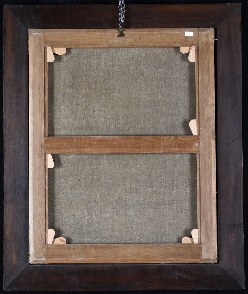 Pittore del XVIII Secolo - Ritratto di Gentiluomo con Jabot