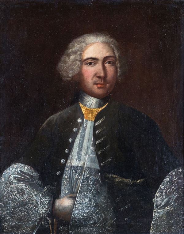 Pittore del XVIII secolo - Ritratto di ufficiale