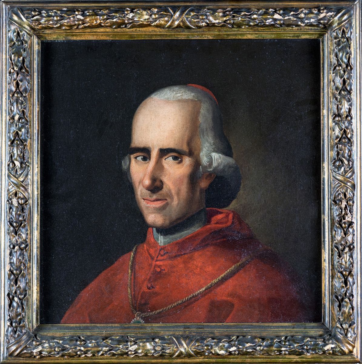 Pittore del XIX Secolo - Ritratto di Cardinale con Pettorale