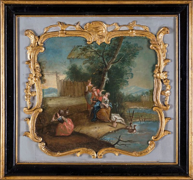 Scuola Francese del XVIII Secolo - Sovrapporta