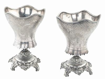 Coppia di Calici in Argento