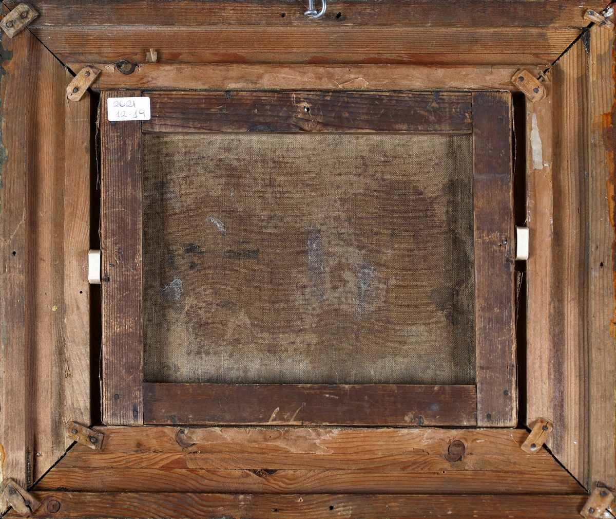 Anonimo del XIX Secolo - Lettura e Pittura "en Plein Air"