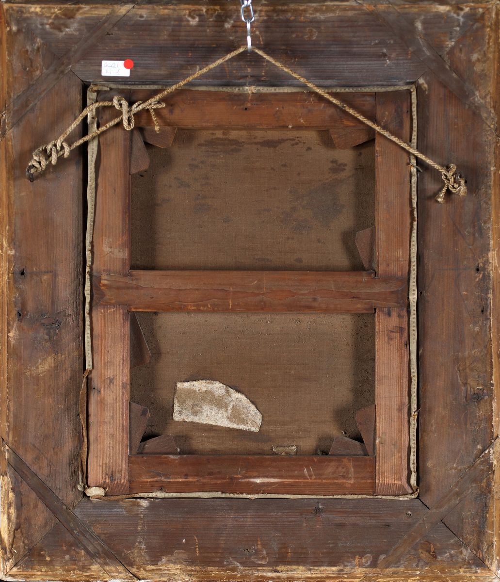 Anonimo del XIX Secolo - Ritratto di Gentildonna con Lorgnette e Bijoux
