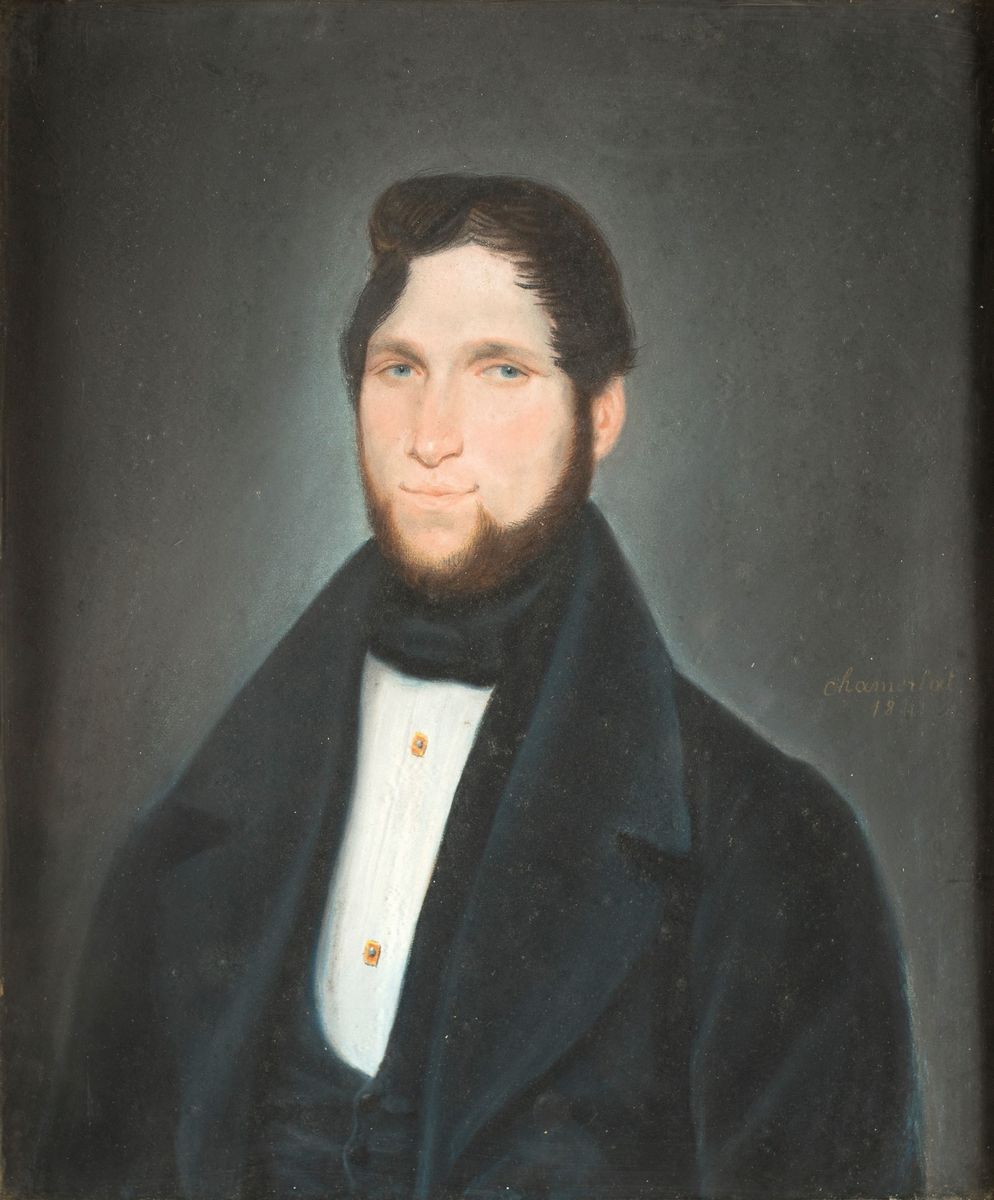 Jules-marc Chamerlat - A) Ritratto di Gentiluomo B) Ritratto di Gentildonna