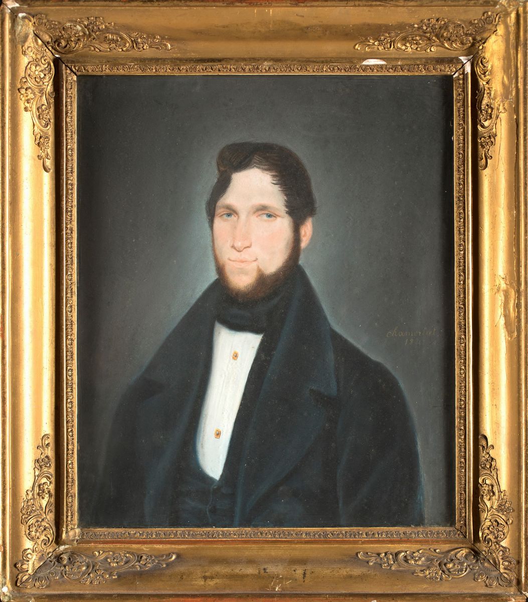 Jules-marc Chamerlat - A) Ritratto di Gentiluomo B) Ritratto di Gentildonna