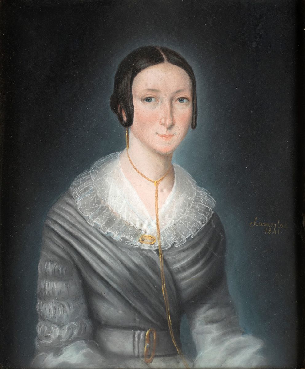 Jules-marc Chamerlat - A) Ritratto di Gentiluomo B) Ritratto di Gentildonna
