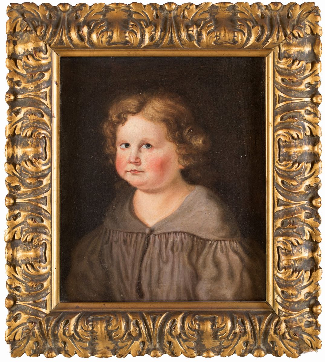 Anonimo del XIX Secolo - Ritratto di Bambino