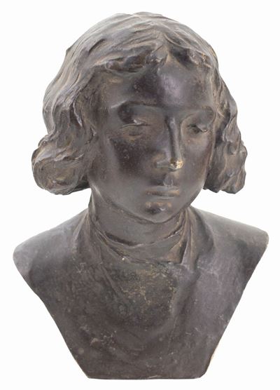 Testa Femminile in Bronzo