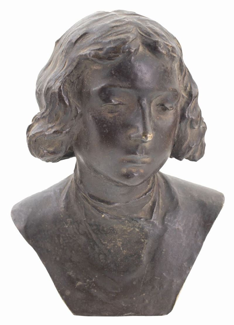 Testa Femminile in Bronzo