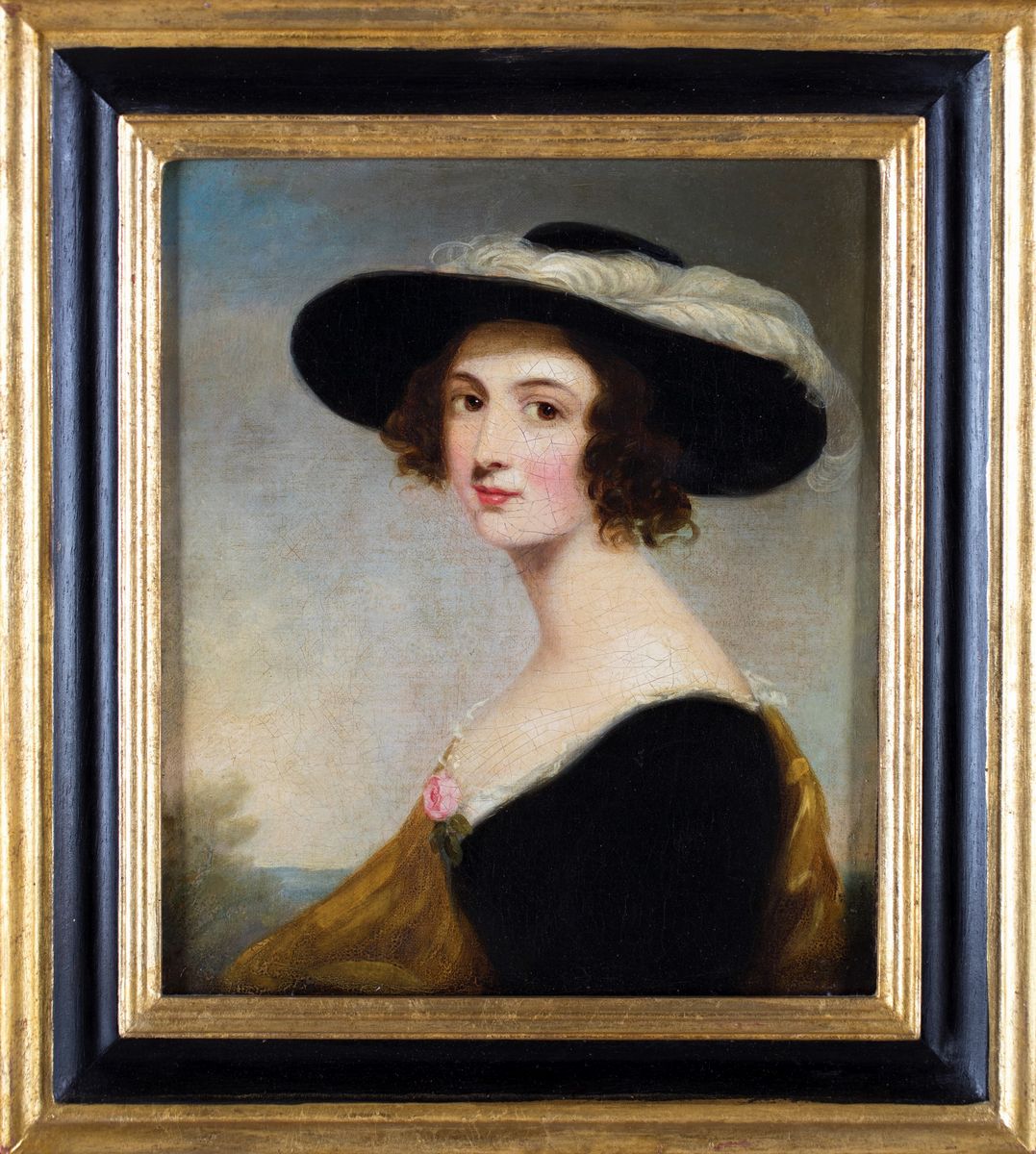 Ritratto di Fanciulla con Cappello Piumato