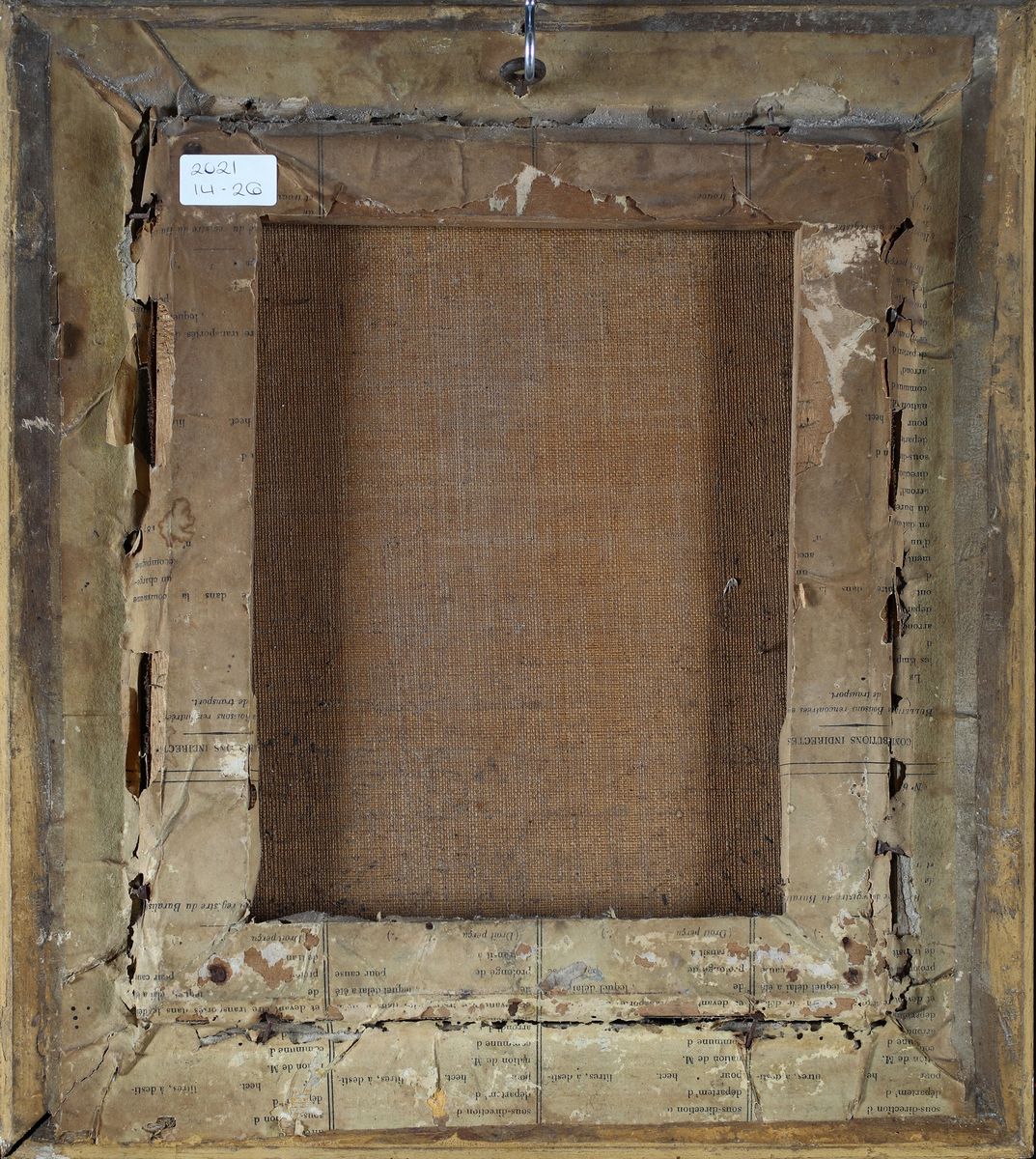Pittore del XIX Secolo - Ritratto di Gentildonna con Cuffia