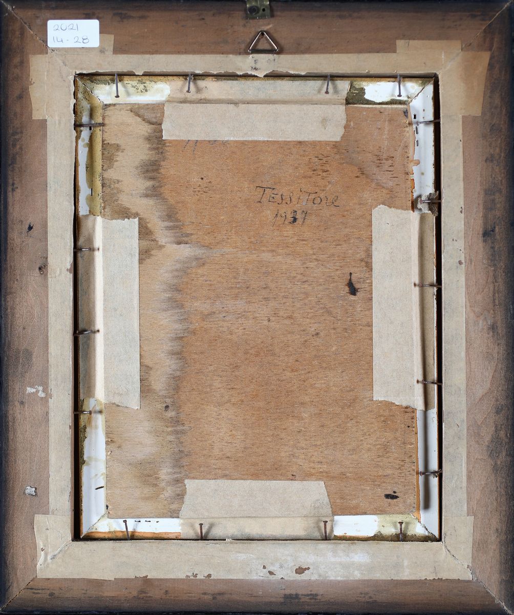 Pittore del XIX/XX Secolo - Scorcio di Paese