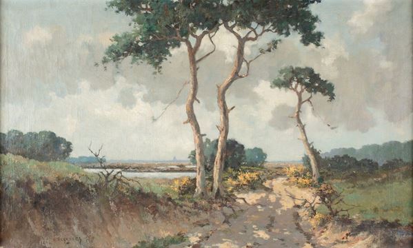 Pittore degli inizi del XX secolo - Paesaggio