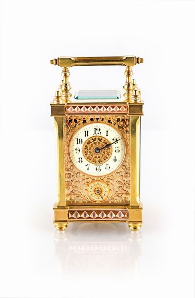Orologio Cappuccina in Bronzo e Cristallo
