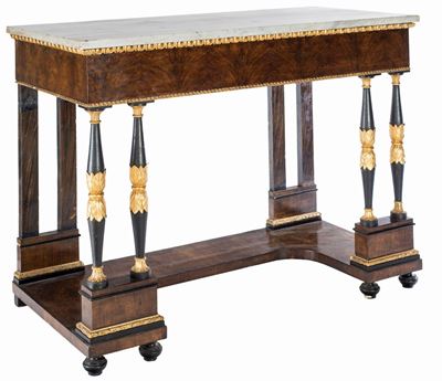 Console in Mogano, Prima Metà del XIX Secolo