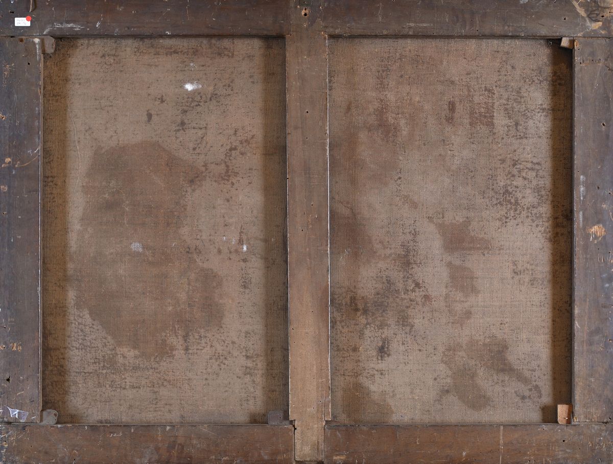 Pittore del XVIII Secolo - Satiro con Giovane Fauno