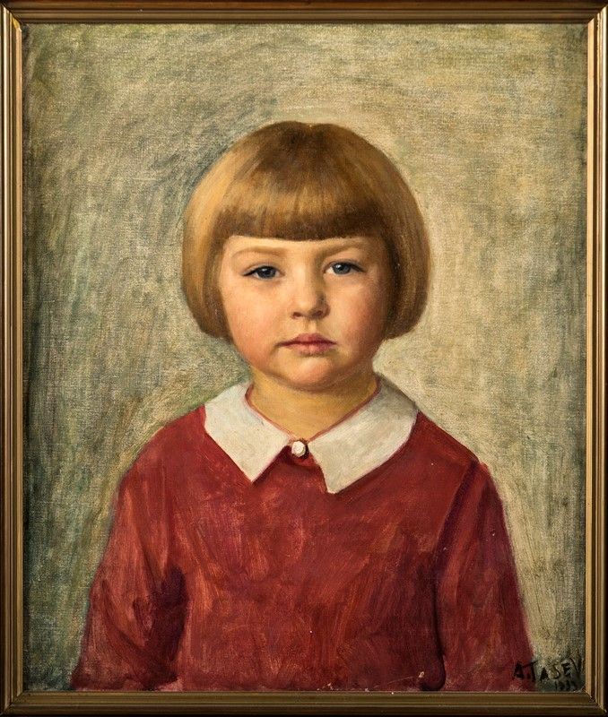 Atanas Tasev - Ritratto di Bambina