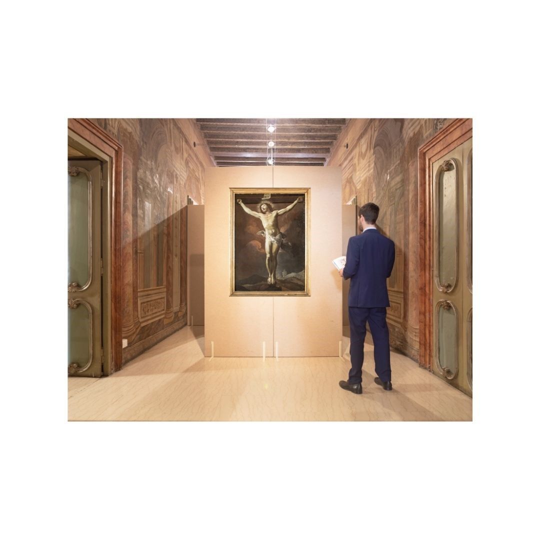 Scuola Bolognese del XVII Secolo - Cristo Crocifisso