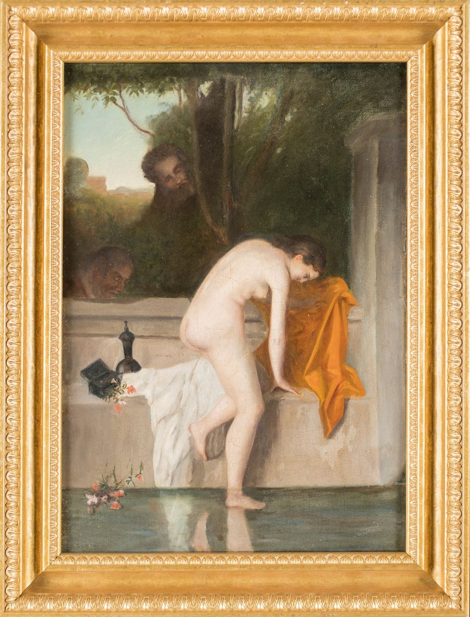 Pittore del XIX Secolo - Susanna e i Vecchioni