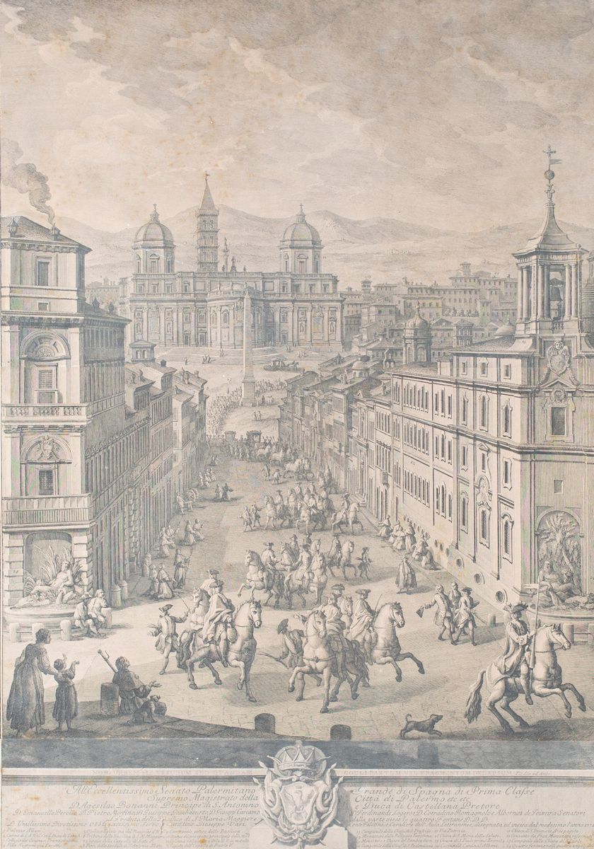 Giuseppe Vasi - Tre Incisioni All'acquaforte, Seconda Metà del XVIII Secolo