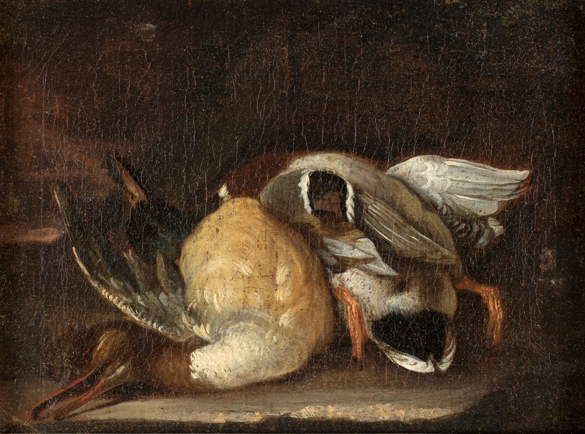 Scuola Lombarda del XVII Secolo - Natura Morta di Selvaggina