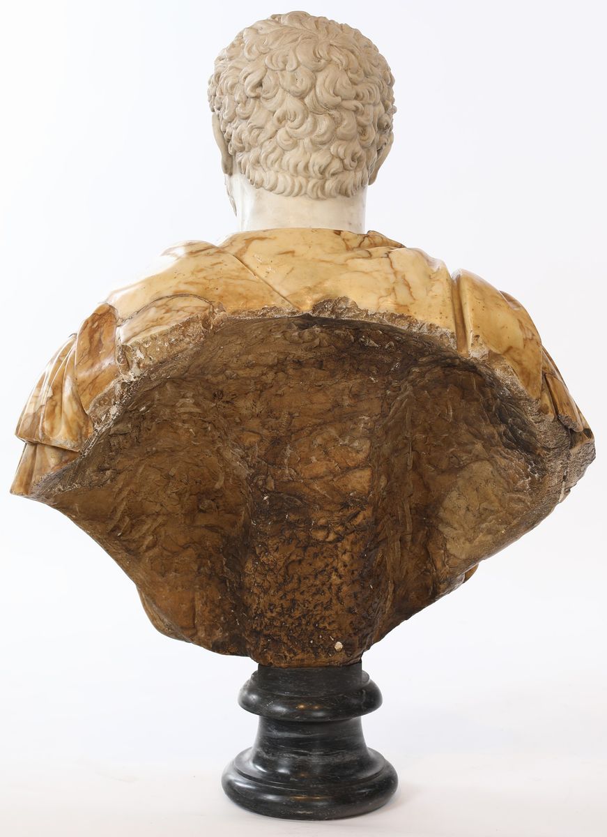 Busto di Caracalla in Marmo, XIX Secolo