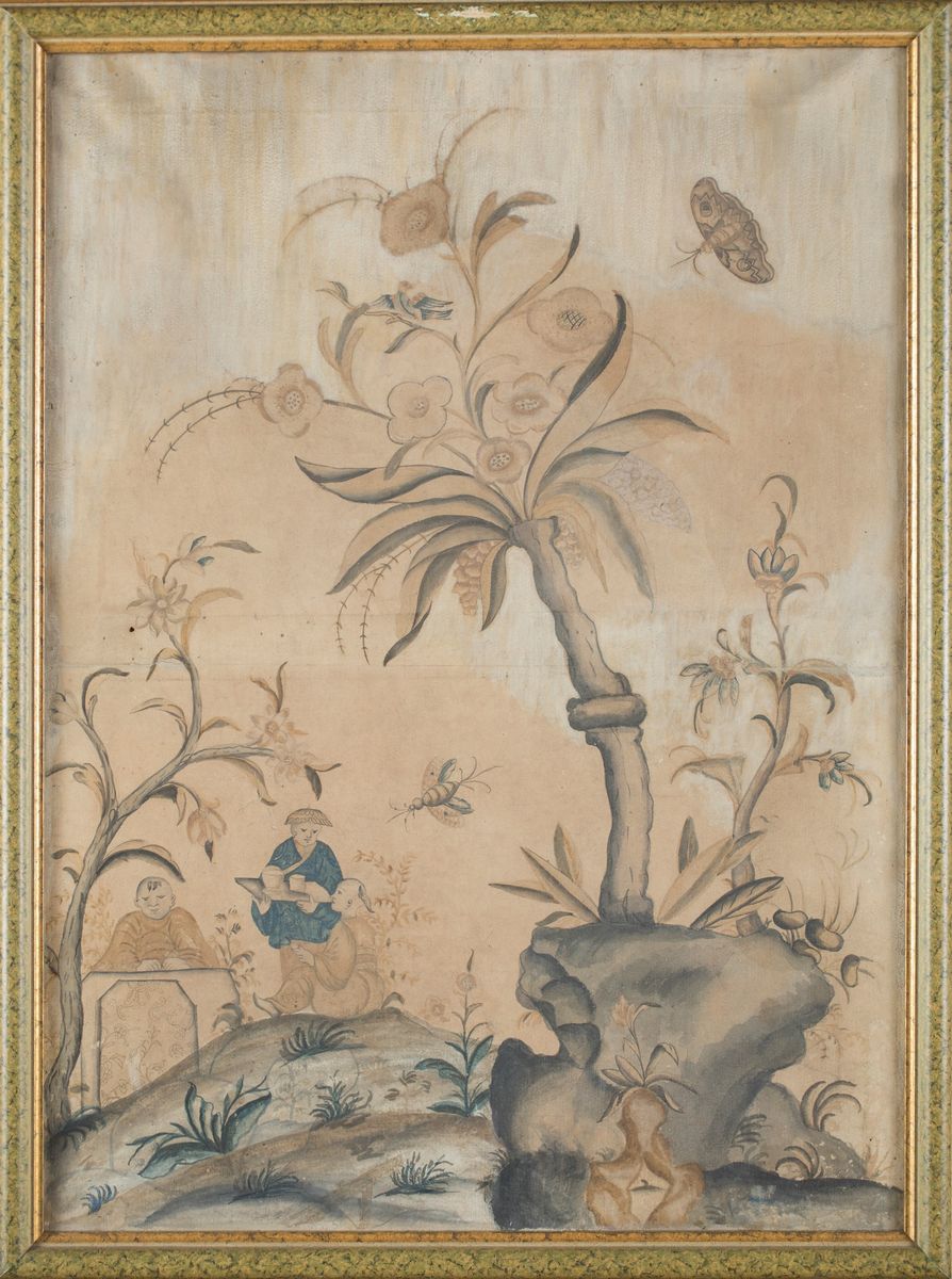 Cinque Pannelli a Chinoiséries, XVIII Secolo