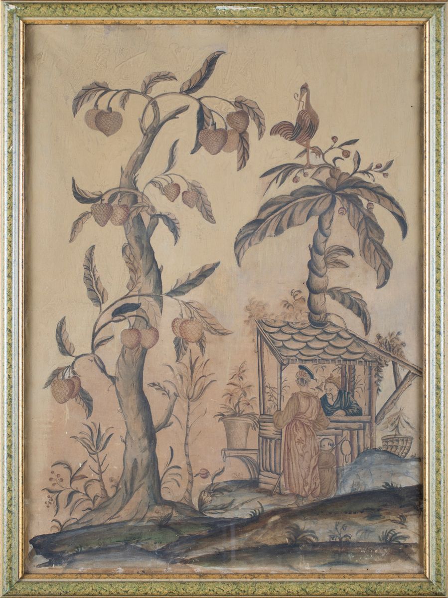 Cinque Pannelli a Chinoiséries, XVIII Secolo