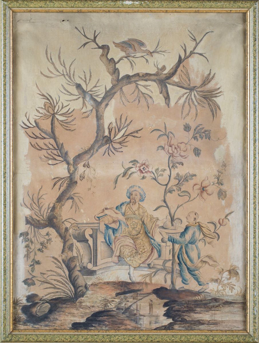 Cinque Pannelli a Chinoiséries, XVIII Secolo