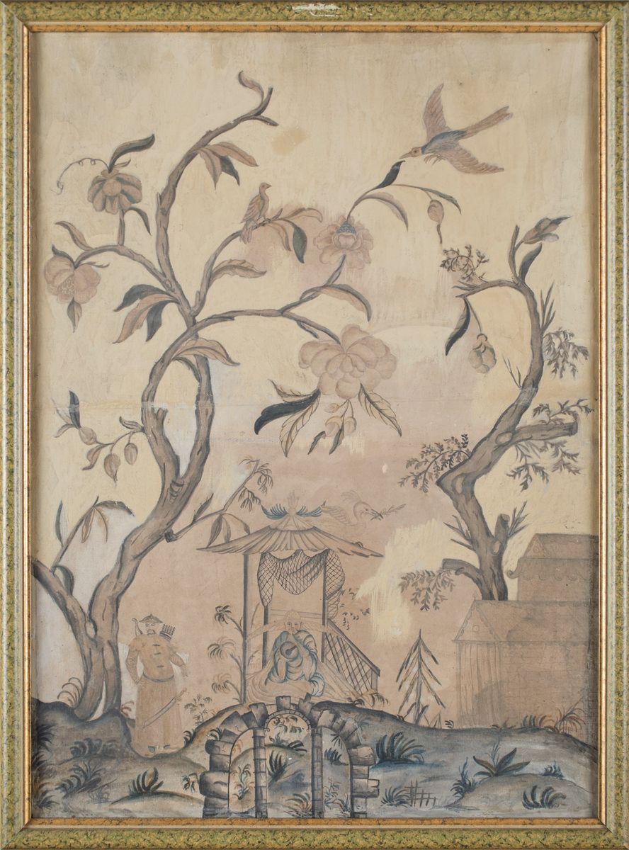 Cinque Pannelli a Chinoiséries, XVIII Secolo