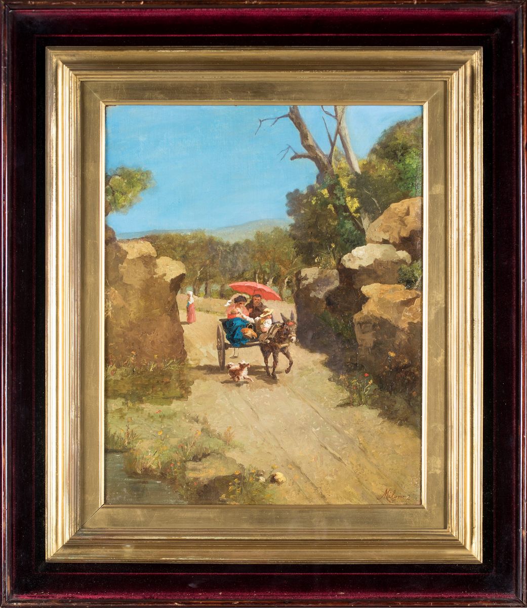 Antonio Milone - Passeggiata con Carretto