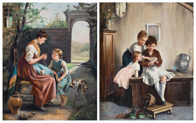 Leon Kauffmann - A) L'intreccio della Paglia B) Giochi di Carte